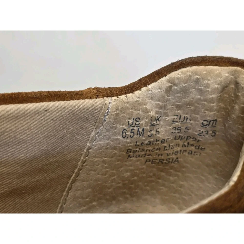 Womens Size 6.5 Franco Sarto Persia Suede Loafer Driving Shoes
